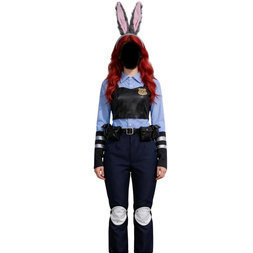 Adult Bunny Police Officer Costume – Size L